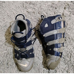 Nike Air More Uptempo Georgetown Men Size 11.5 Gray Blue Sneakers 921948-003
